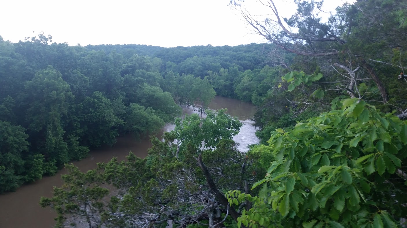 View of Meramec River from Bluffs on Deer Run Trail